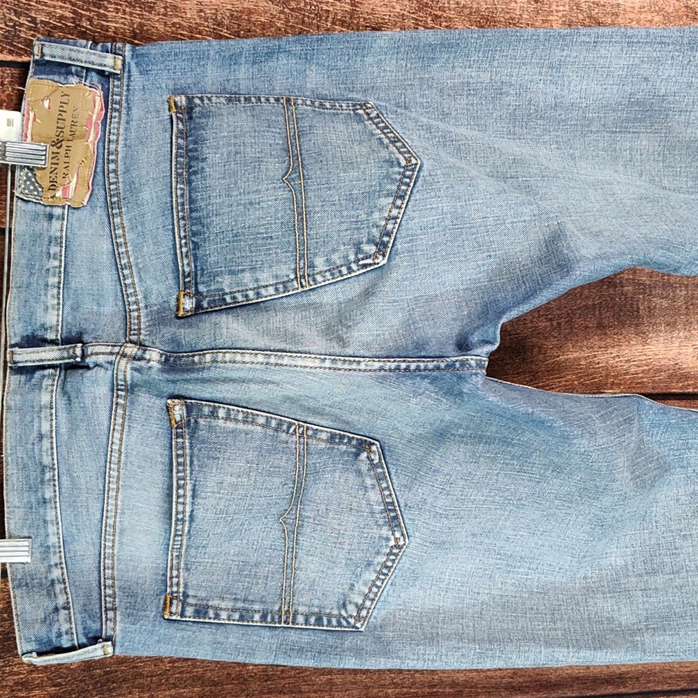 36x32 Denim & Supply Ralph Lauren Mens Straight Fit Jeans Excellent Condition - Picture 4 of 10